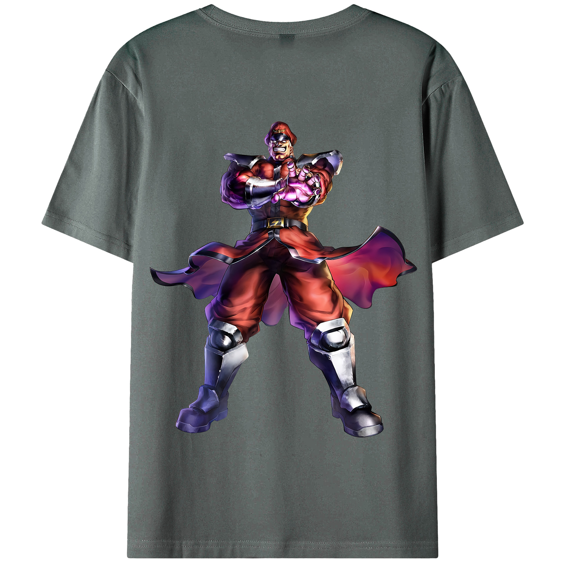 （画像用） 北斗の拳 Fist of the North Star 綿100％半袖Tシャツ（背面プリント）